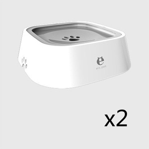 Drinking Water Bowl with Floating Design - Non-Wetting
